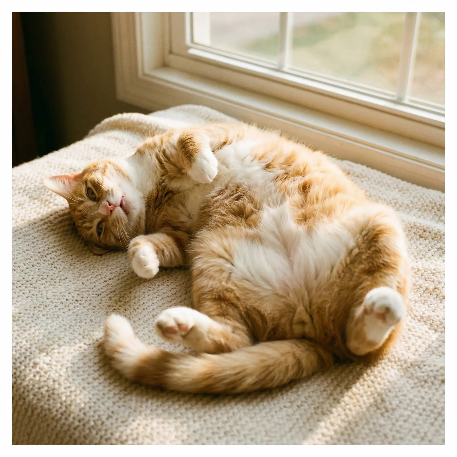 猫咪仰躺露出肚皮 - 大国手之秦淮风月
